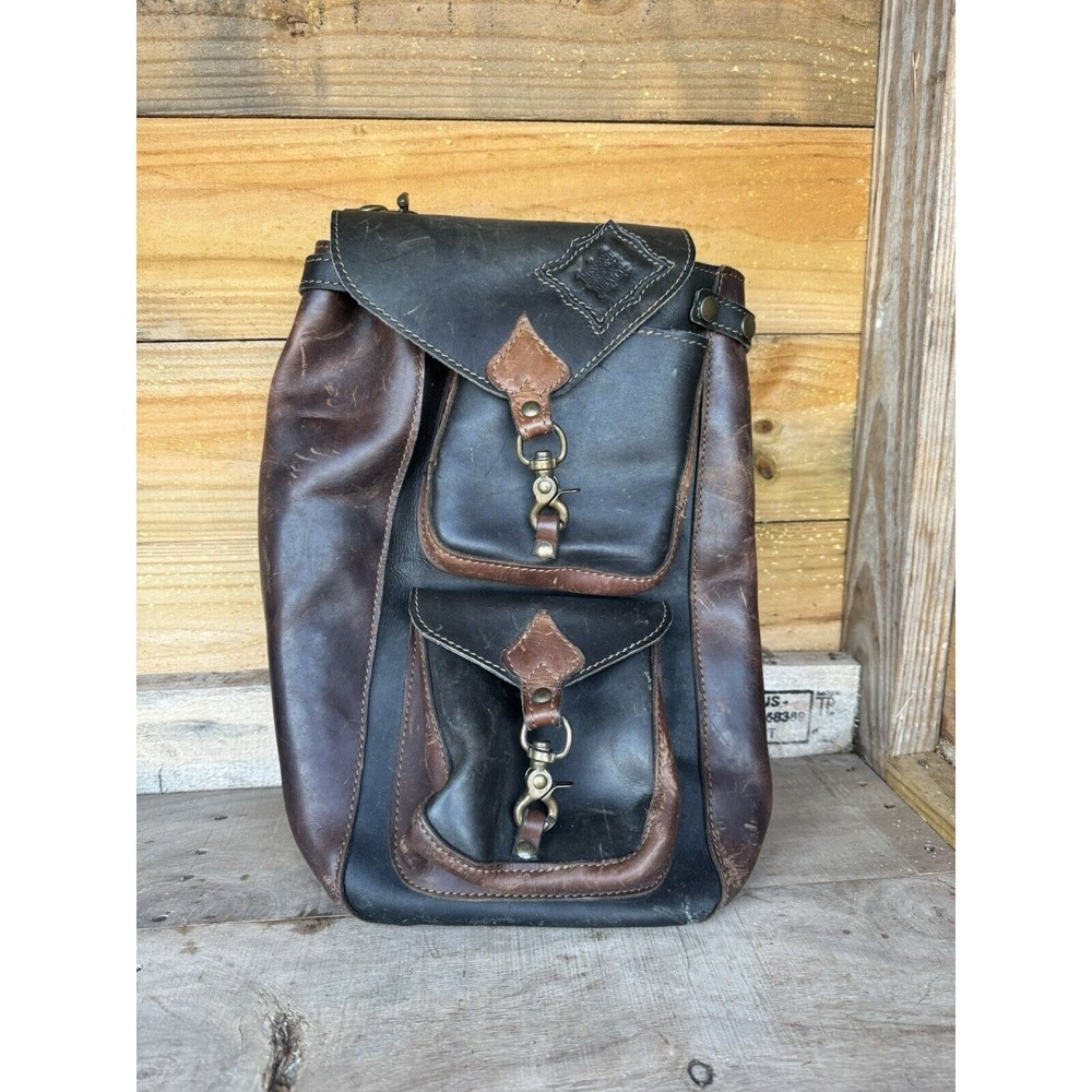 Vintage Leather Bag Mission Original Made In Mexico Very Nice Leather And Lined